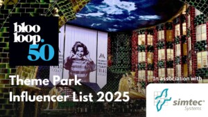 B50 Theme Park Influencer List 2025 with Simtec Systems