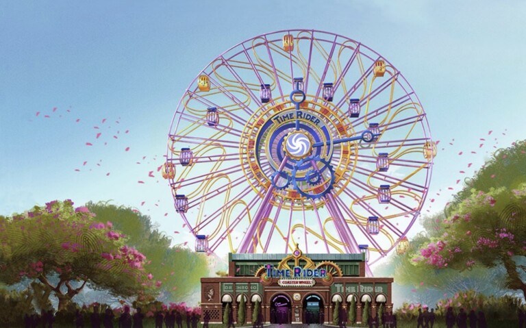 FORREC rendering Time Rider Coaster Wheel