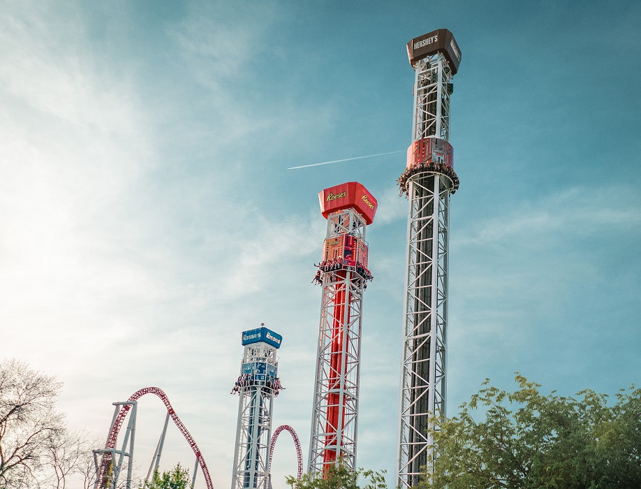 Hershey Park's Triple Towers