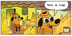 This is fine KC GREEN webcomic