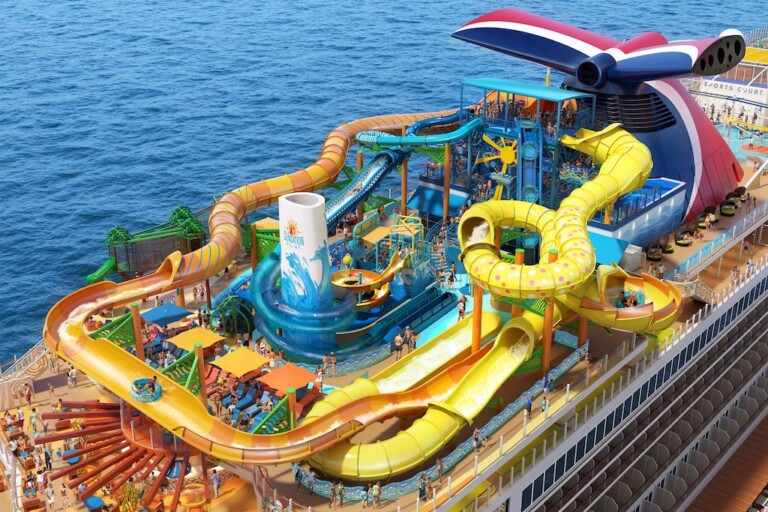 Carnival Festivale Rendering Aerial view of Carnival Waterworks Ultra