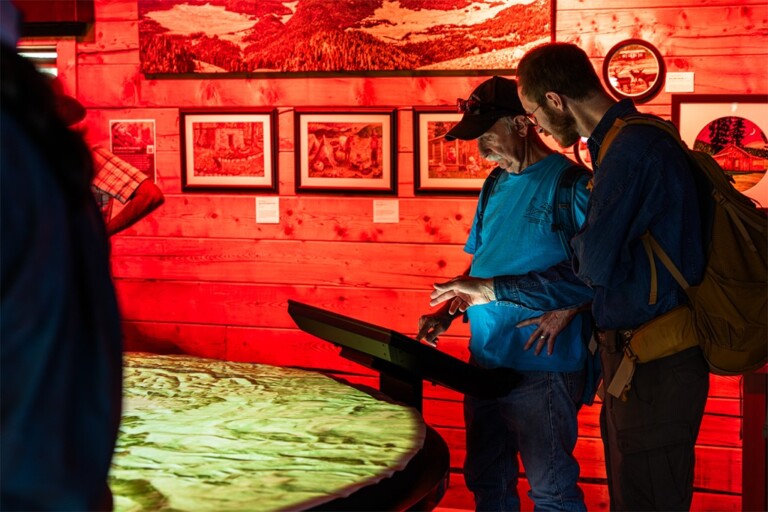 Ideum interactive map Valles Caldera National Preserve