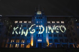 Pladia King Dingo by Vincent Namatjira at Vivid Sydney 2025