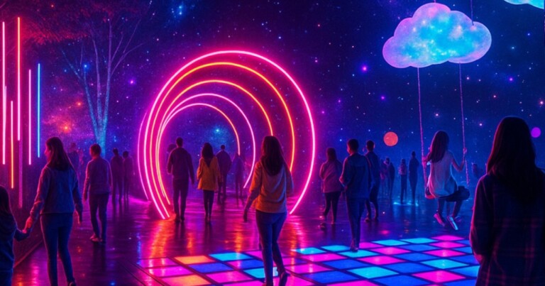 Super Neon at Mall of America courtesy Fever