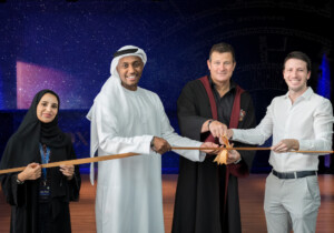 Ribbon cutting Harry Potter exhibition Abu Dhabi
